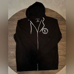 Caffeine & Kilos Zip Up Hoodie Unisex M